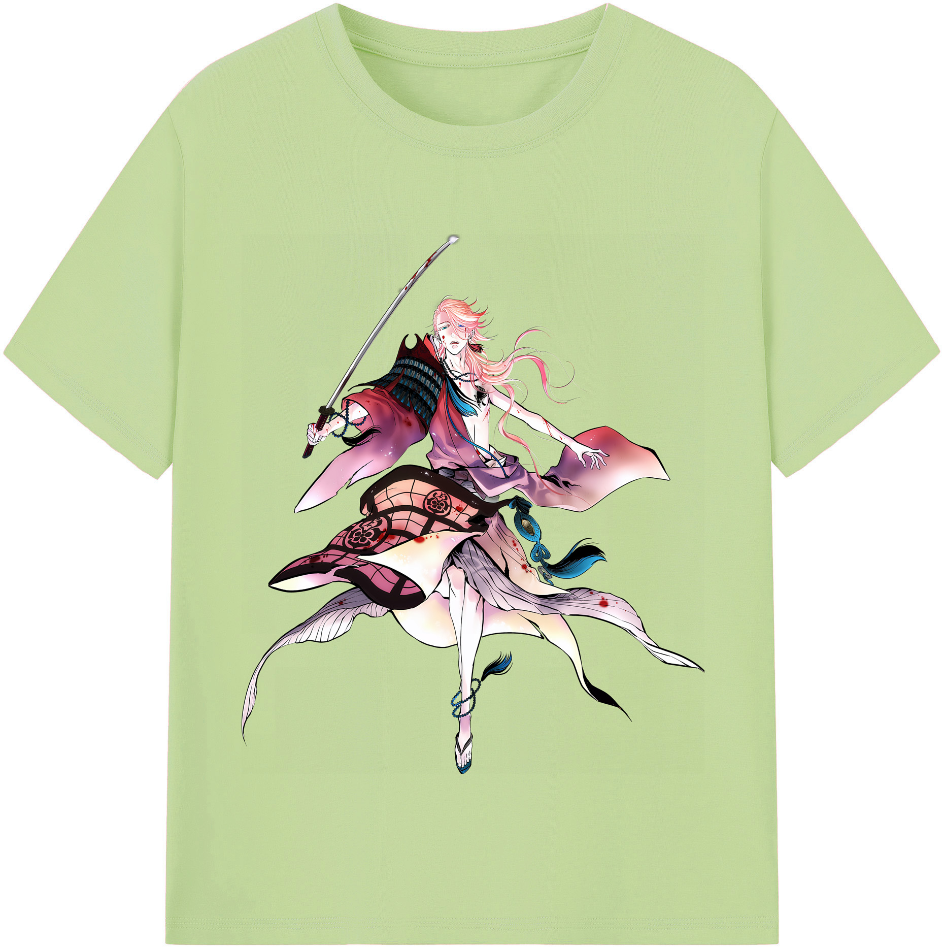 （画像用） 刀剣乱舞 Touken Ranbu 綿100％半袖Tシャツ（フロントプリント）